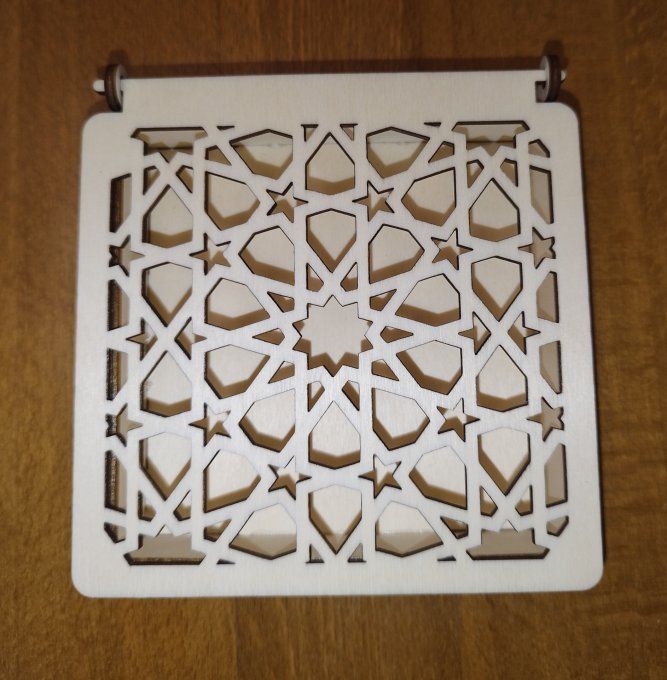 Boite en peuplier 110x110x25 Starrybox