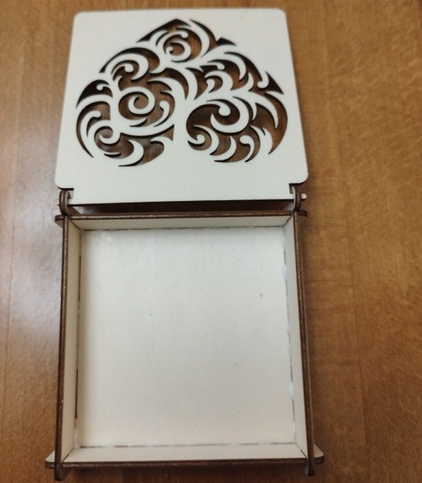 Boite en peuplier 110x110x25 Prettybox