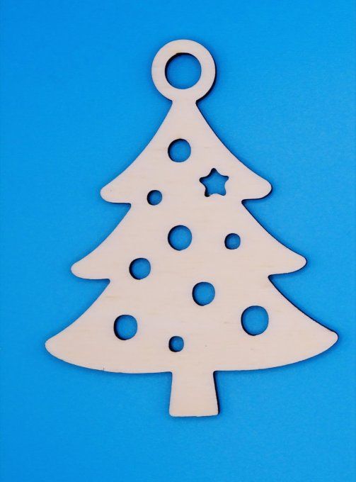 Déco de Noël forme sapin 