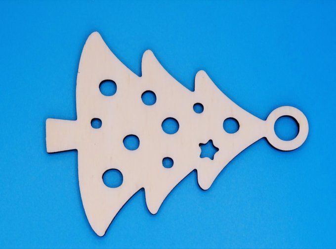 Déco de Noël forme sapin 