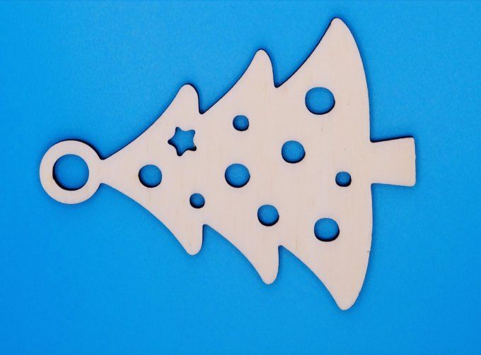 Déco de Noël forme sapin 