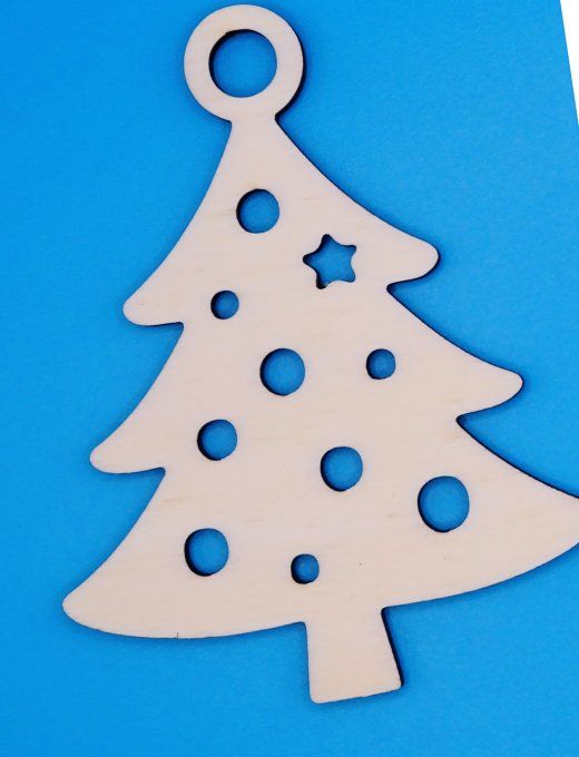 Déco de Noël forme sapin 