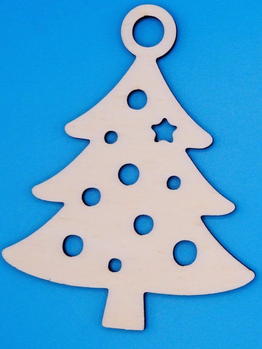 Déco de Noël forme sapin 