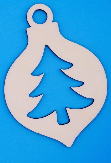 Déco à suspendre motif sapin 