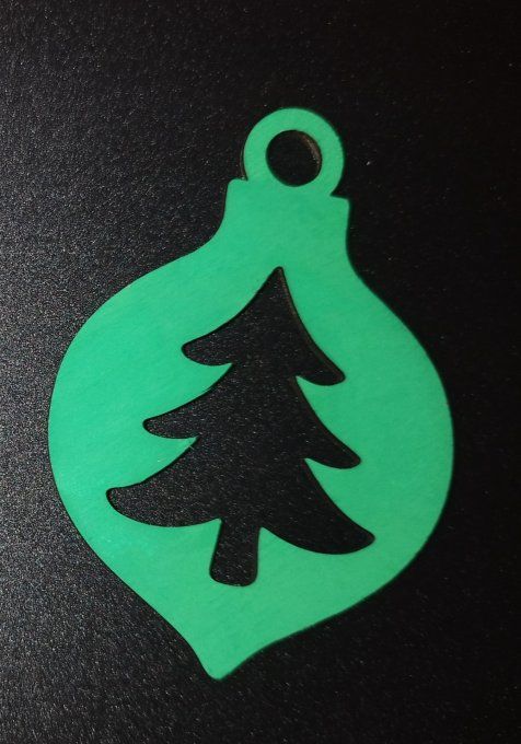 Déco à suspendre motif sapin 