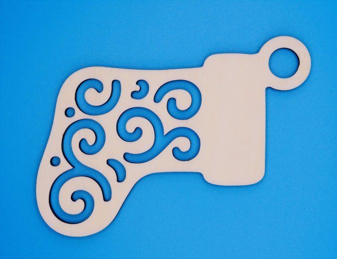 Déco de Noël forme botte