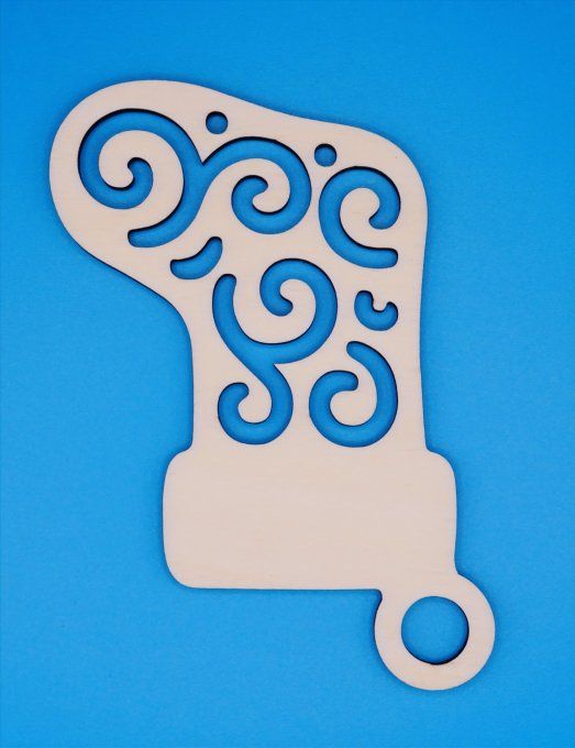 Déco de Noël forme botte