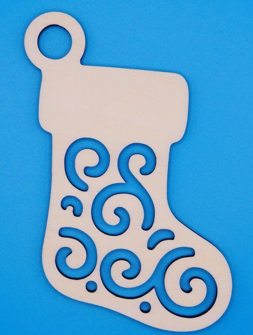 Déco de Noël forme botte