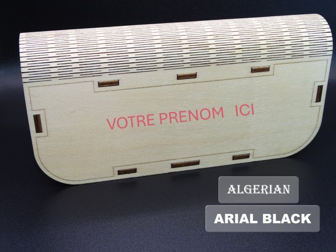 Étui à lunettes personnalisable