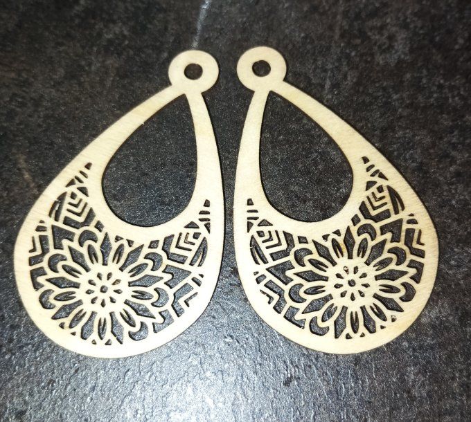 Boucle d'oreille mandalasun