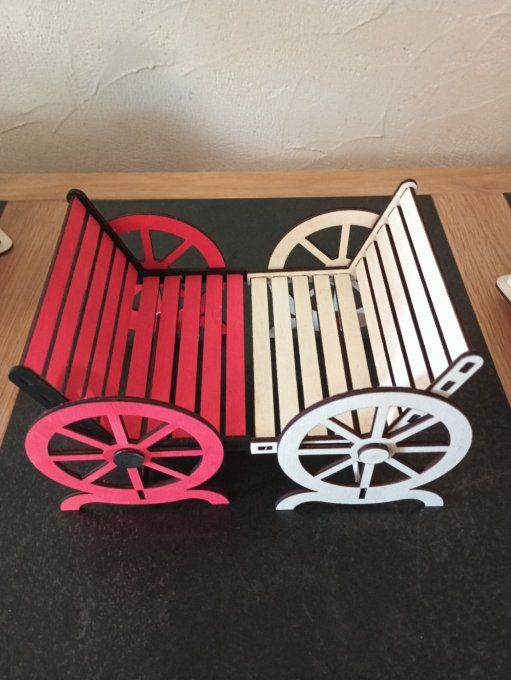Mini Banc de jardin décoratif