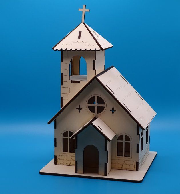 Mini Eglise décorative - Noël Fêtes